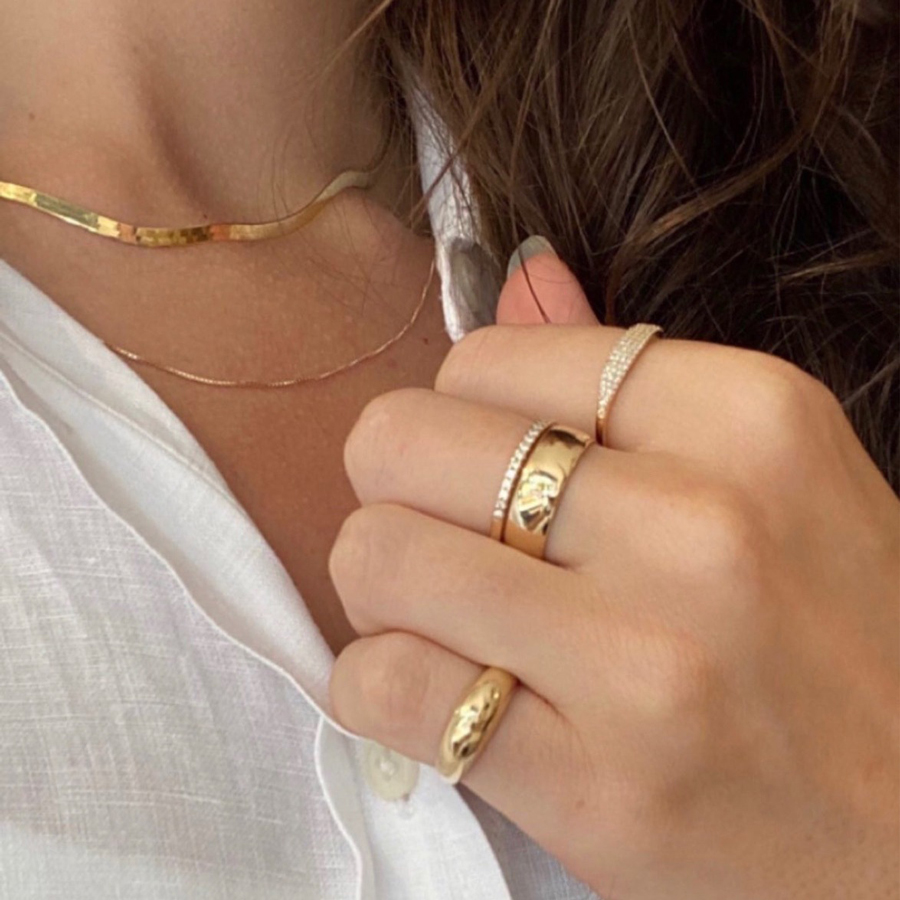 Dazzle Gold Ring - Image 3